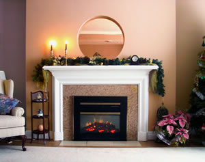 fireplace -  living room